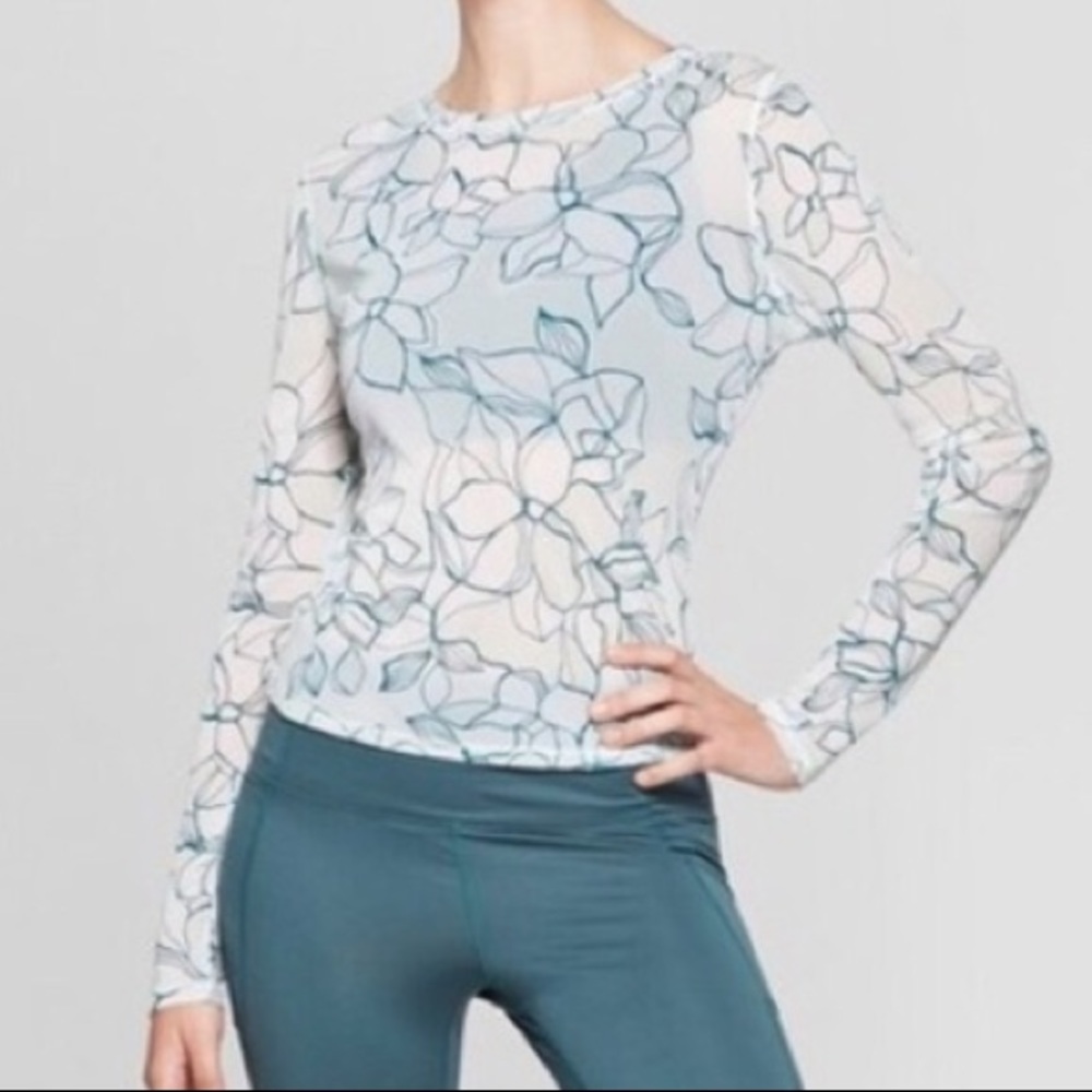 sale JOY LAB SLIM FIT MESH Athletic Top